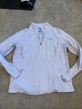Women’s north face polar fleece quarter 1/4 zip pullover